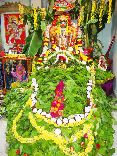 In Hinduism, each day in a week is dedicated to a particular deity in the Hindu pantheon. Tuesday or Mangalvar is dedicated to Lord Hanuman